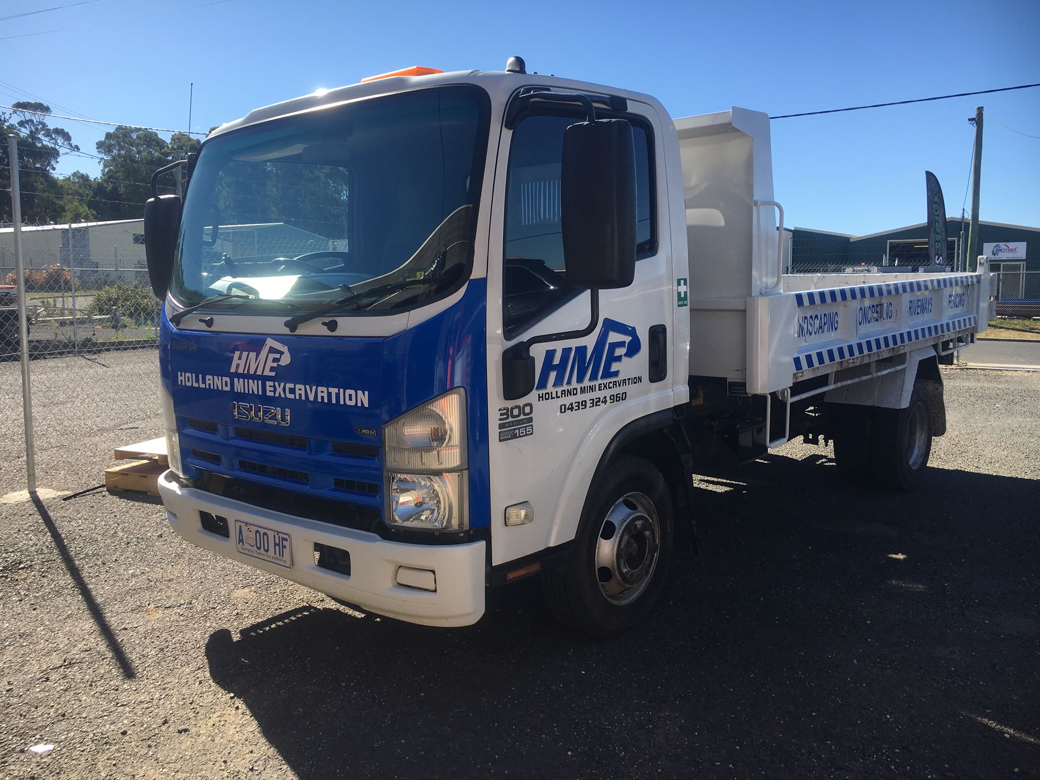 HME vehicle graphics applied in Devonport